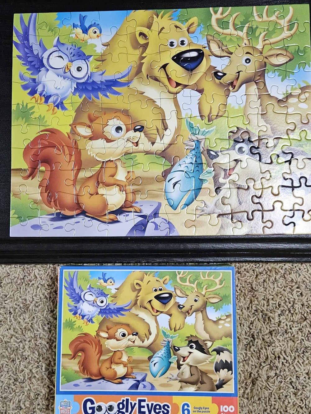 Kids Puzzle Set - Five Googly Eyed Puzzles